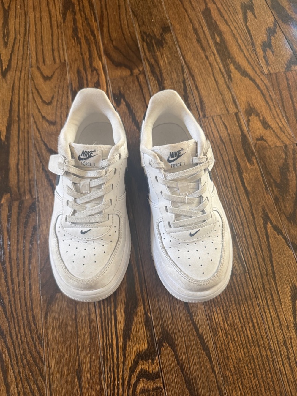 Nike Kids Forde 1 White Low-Top Sneakers